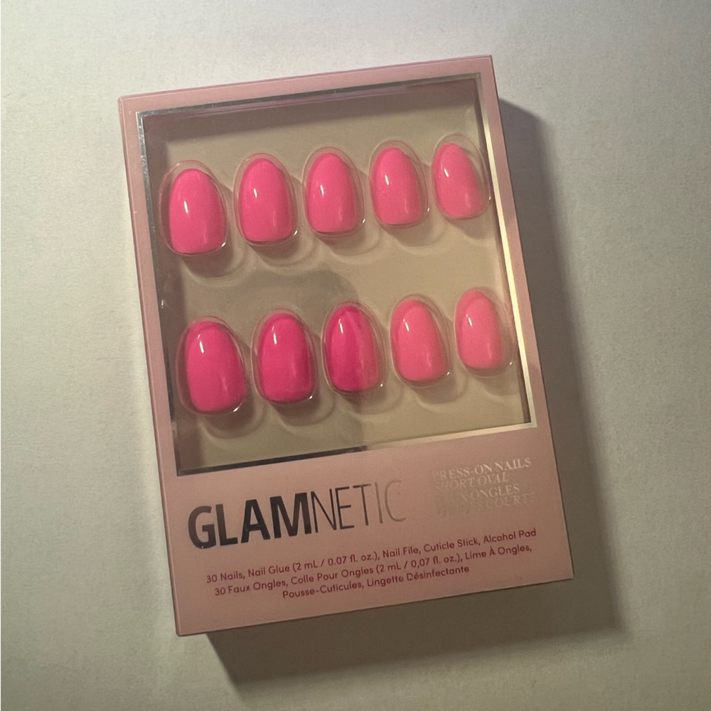 Glamnetic Pink Press-On Nails